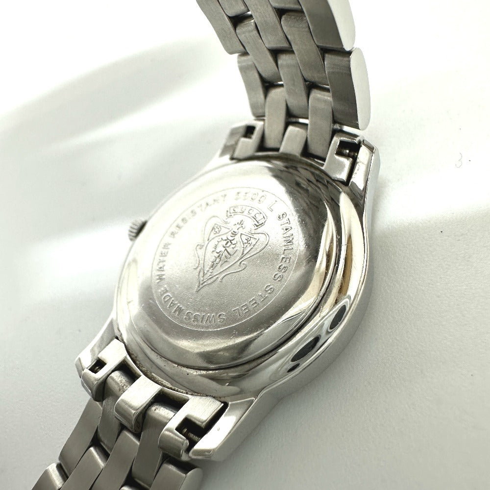GUCCI Watches Quartz 5500L Stainless Steel Silver G class gray dial Women Used Authentic