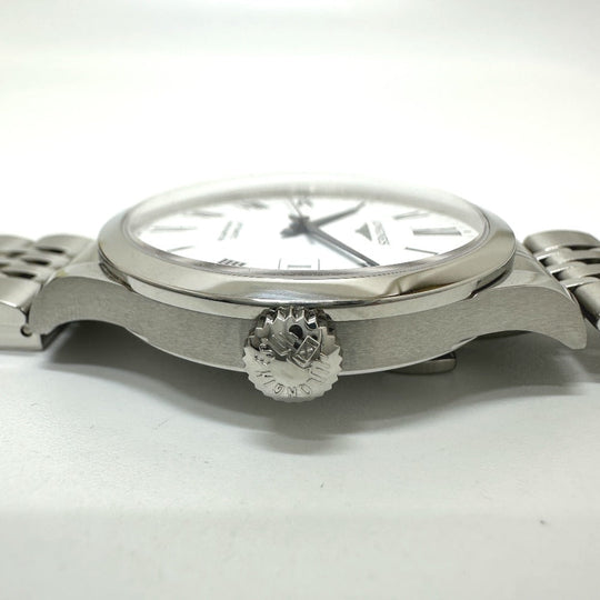 LONGINES Watches Mechanical Automatic L2.820.4.11.6 Stainless Steel Silver watch record chronometer white dial