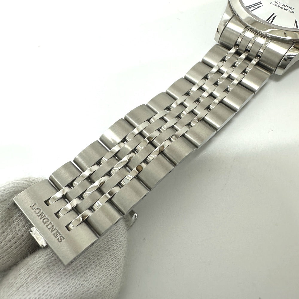 LONGINES Watches Mechanical Automatic L2.820.4.11.6 Stainless Steel Silver watch record chronometer white dial