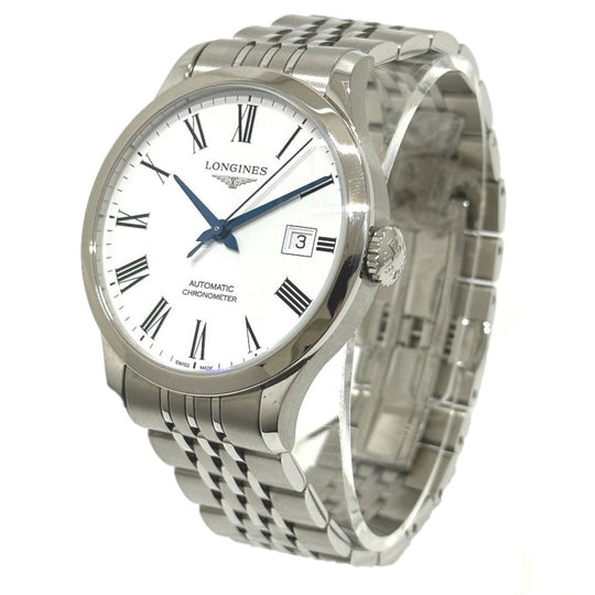 LONGINES Watches Mechanical Automatic L2.820.4.11.6 Stainless Steel Silver watch record chronometer white dial