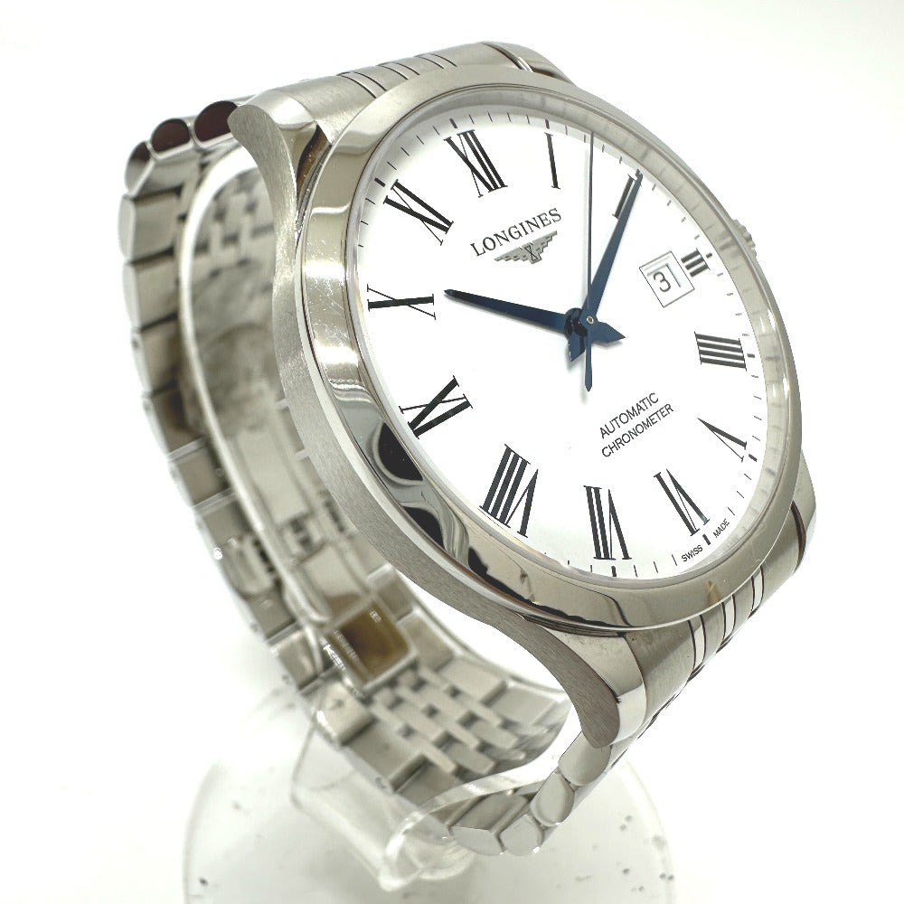 LONGINES Watches Mechanical Automatic L2.820.4.11.6 Stainless Steel Silver watch record chronometer white dial