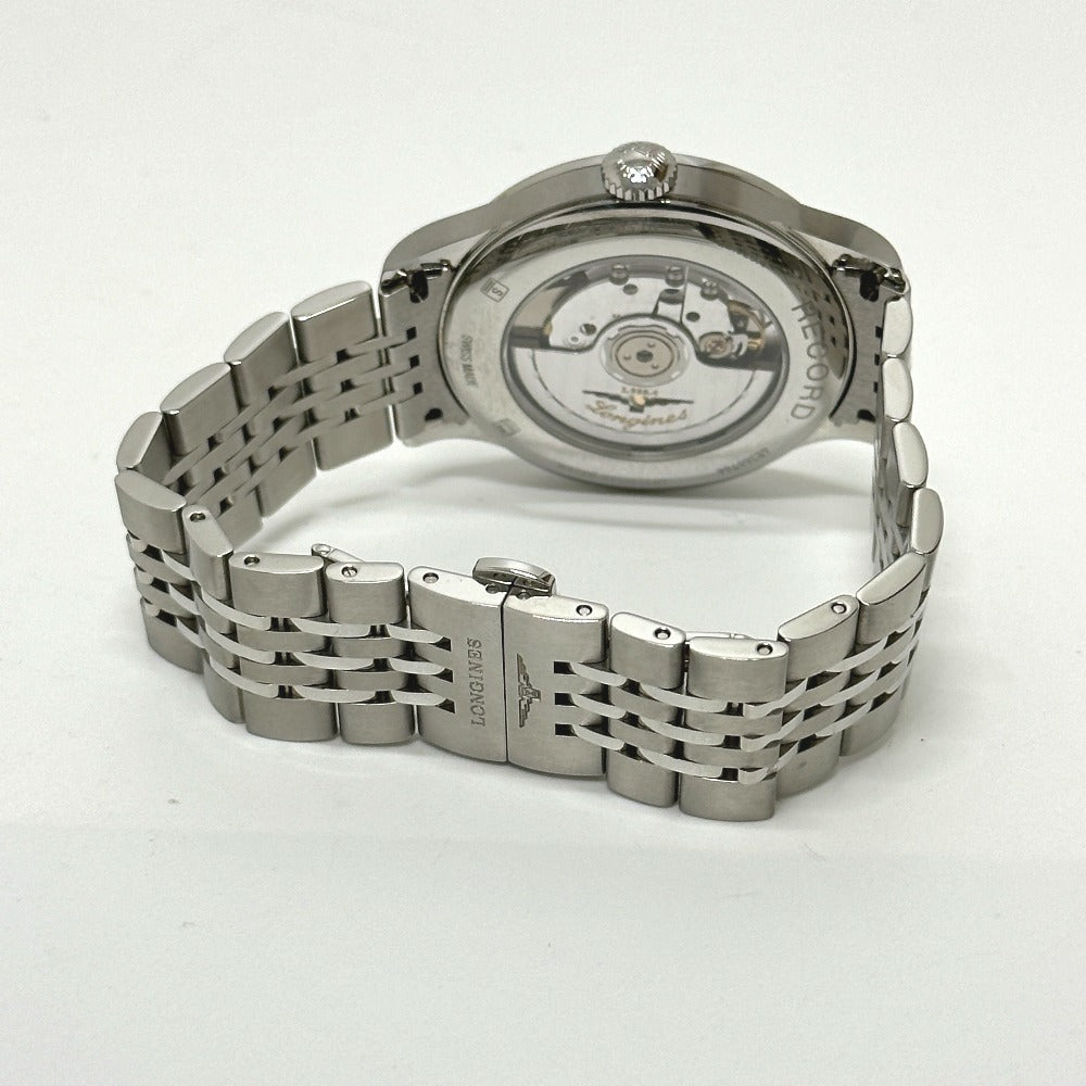 LONGINES Watches Mechanical Automatic L2.820.4.11.6 Stainless Steel Silver watch record chronometer white dial