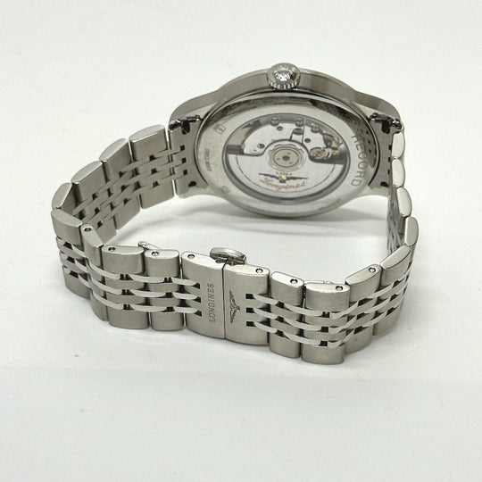 LONGINES Watches Mechanical Automatic L2.820.4.11.6 Stainless Steel Silver watch record chronometer white dial