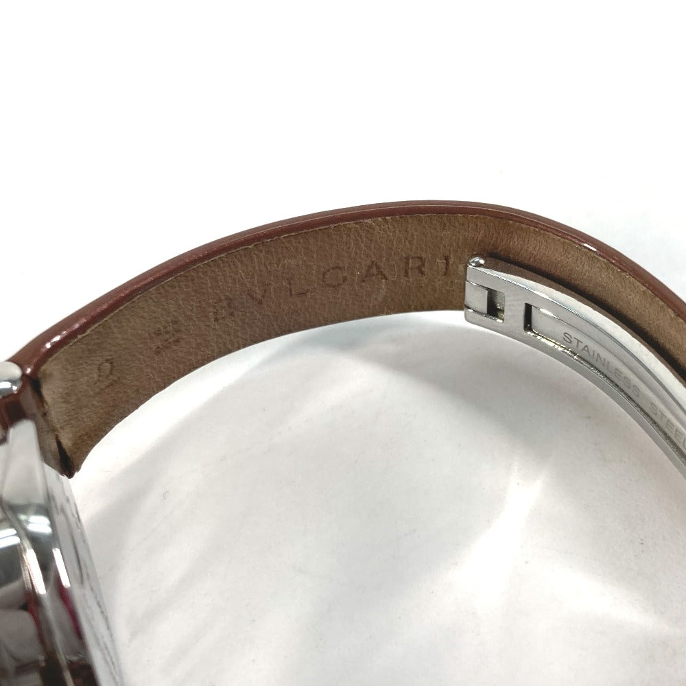 BVLGARI Watches Quartz BZ22S Stainless Steel , Patent Leather pink watch B-zero1 B-zero one pink dial