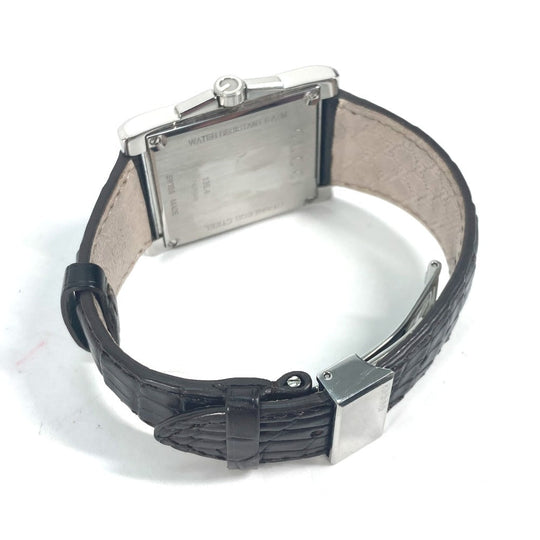 GUCCI Watches Quartz YA138407 Stainless Steel Silver Rectangle Silver dial mens Used Authentic