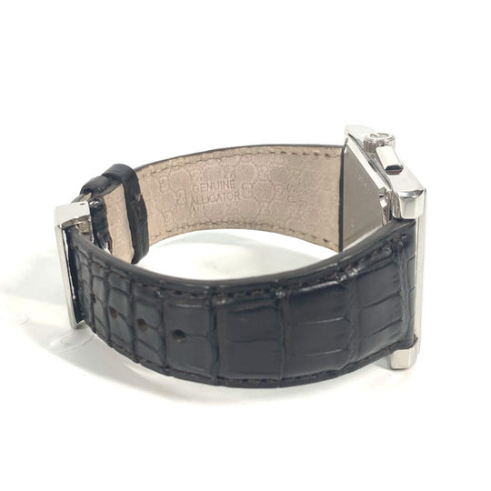 GUCCI Watches Quartz YA138407 Stainless Steel Silver Rectangle Silver dial mens Used Authentic