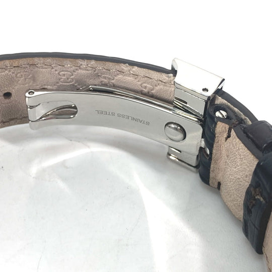 GUCCI Watches Quartz YA138407 Stainless Steel Silver Rectangle Silver dial mens Used Authentic