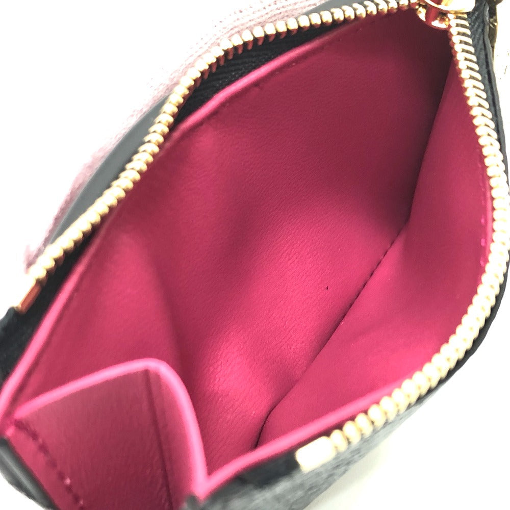 LOUIS VUITTON Trifold wallet M68587 Taurillon Clemence Leather black Portefeuille Capucines XS Women Used Authentic