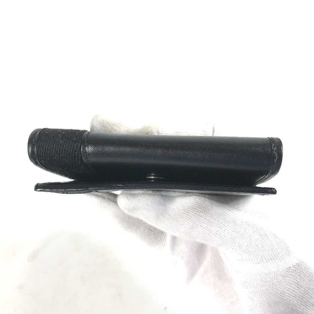 GUCCI Key case Key holder  033�E2149 leather black GG logo mens(Unisex) Used Authentic