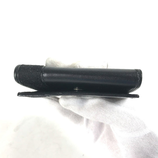 GUCCI Key case Key holder  033�E2149 leather black GG logo mens(Unisex) Used Authentic