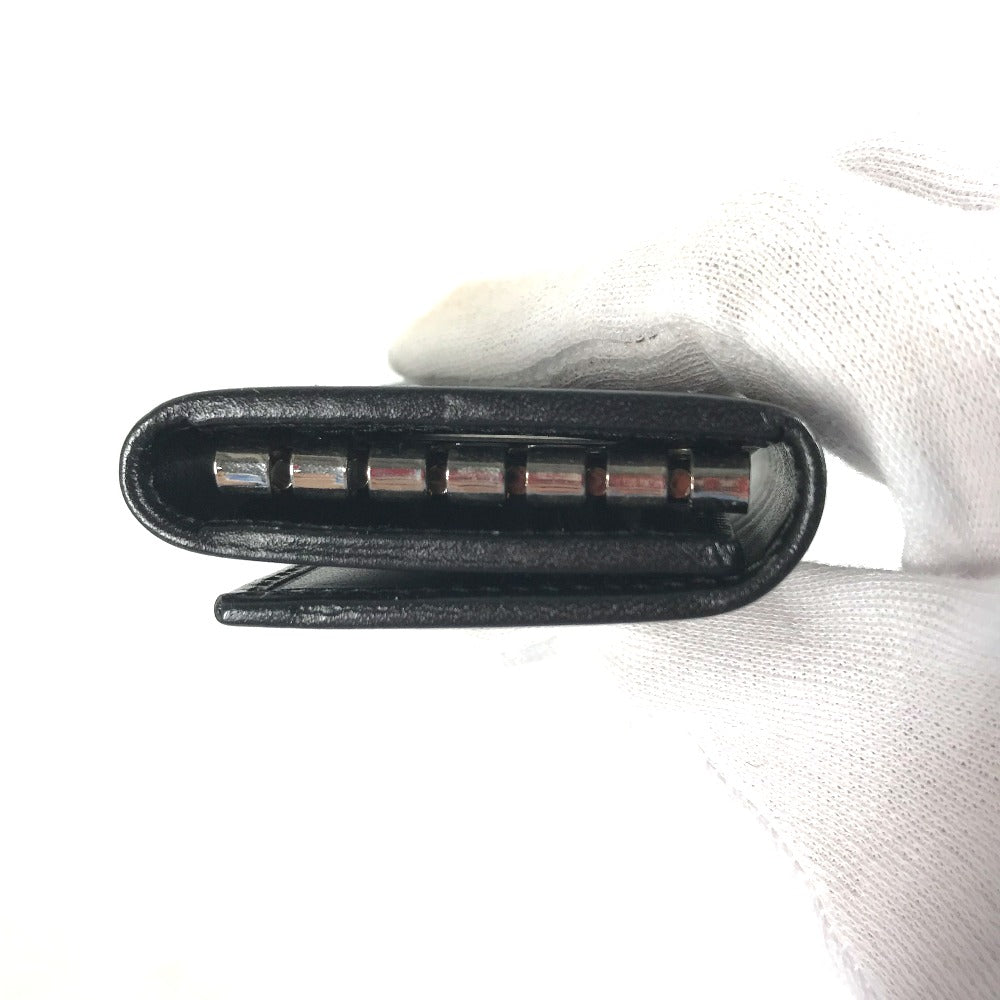 GUCCI Key case Key holder  033�E2149 leather black GG logo mens(Unisex) Used Authentic