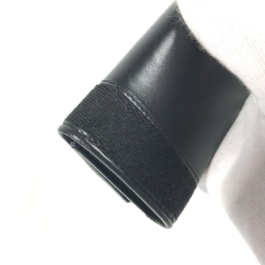 GUCCI Key case Key holder  033�E2149 leather black GG logo mens(Unisex) Used Authentic