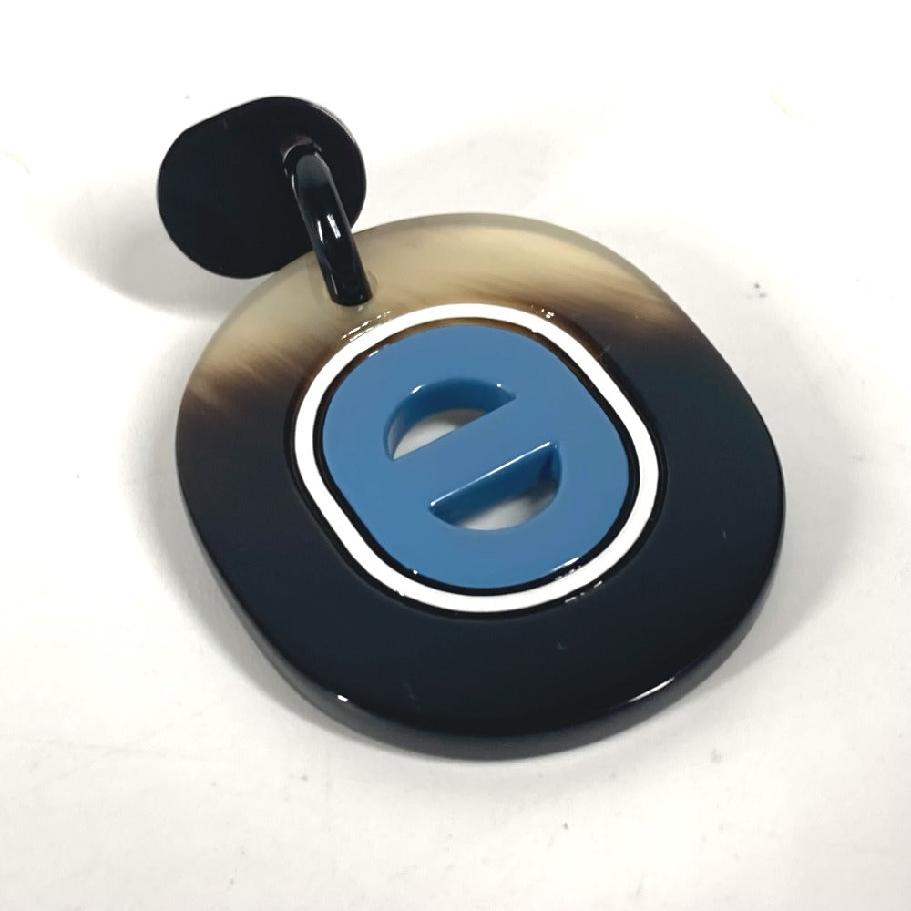 HERMES Pierce Buffalo horn beige Fidelio Village PM Women Used Authentic