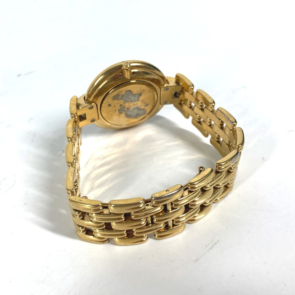 Dior Watches Quartz 47 154-3 Plating, Stainless Steel gold Bagira black dial mens Used Authentic