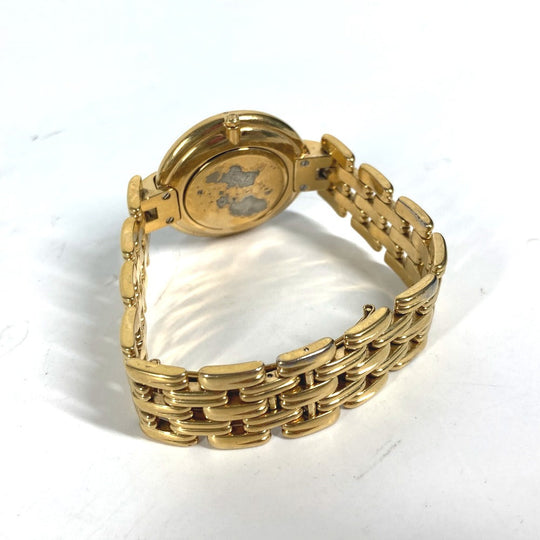 Dior Watches Quartz 47 154-3 Plating, Stainless Steel gold Bagira black dial mens Used Authentic