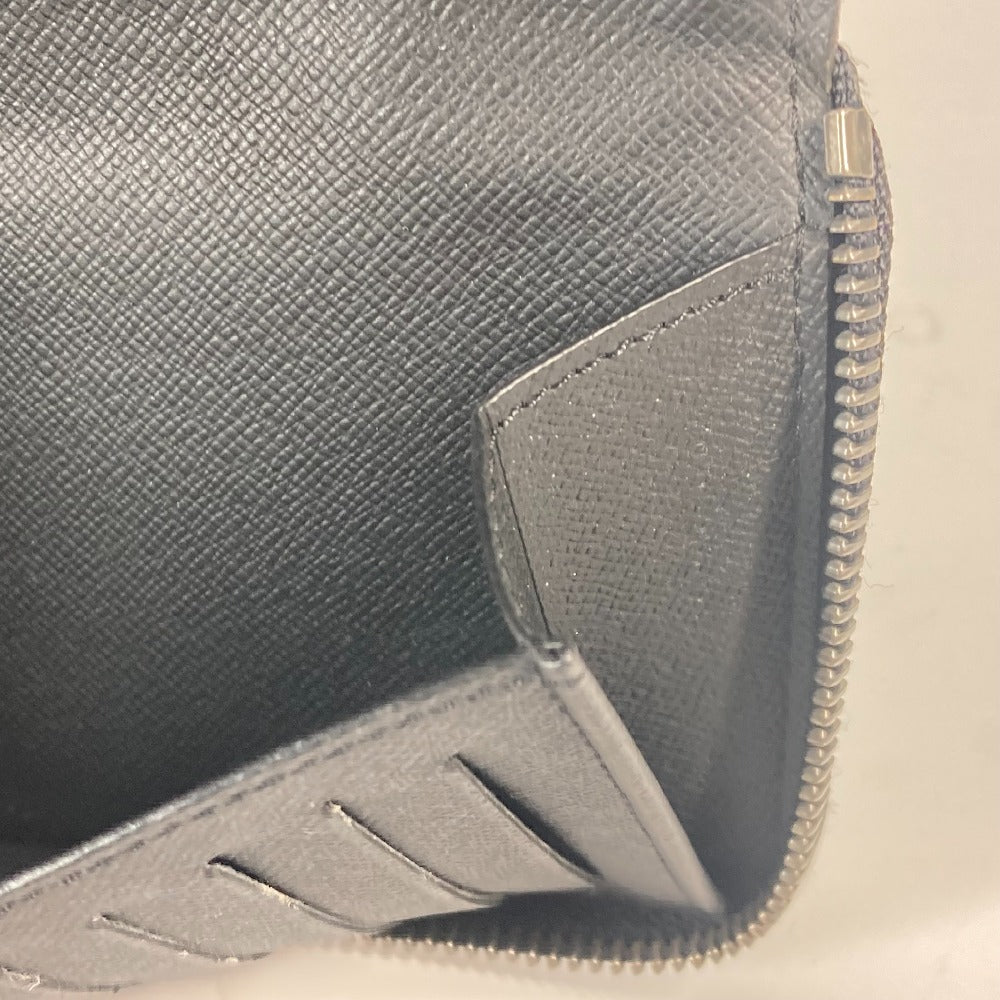LOUIS VUITTON Long Wallet Purse M62295 Monogram Eclipse Canvas black Monogram Eclipse Zippy wallet  Vertical mens Used Authentic