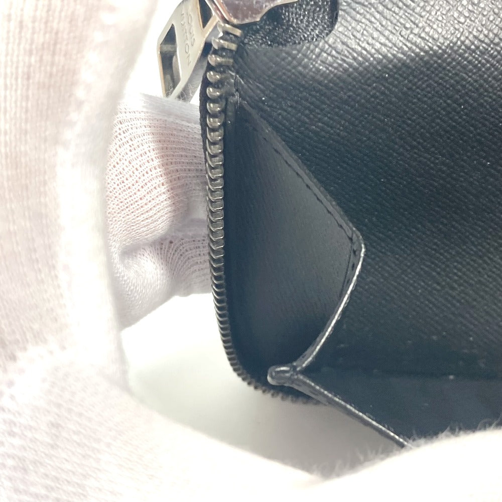 LOUIS VUITTON Long Wallet Purse M62295 Monogram Eclipse Canvas black Monogram Eclipse Zippy wallet  Vertical mens Used Authentic