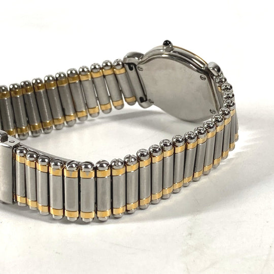 SEIKO Watches Quartz 5A70-0210 Stainless Steel , K18YG Silver Diamond Bezel CREDOR CREDOR Ivory dial Women Used Authentic