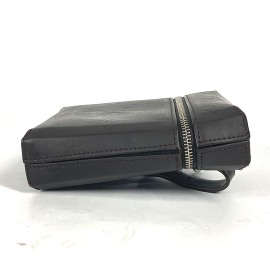 LOUIS VUITTON Pouch M46550 Monogram grass leather Brown Monogram Lace Ray mens Used Authentic