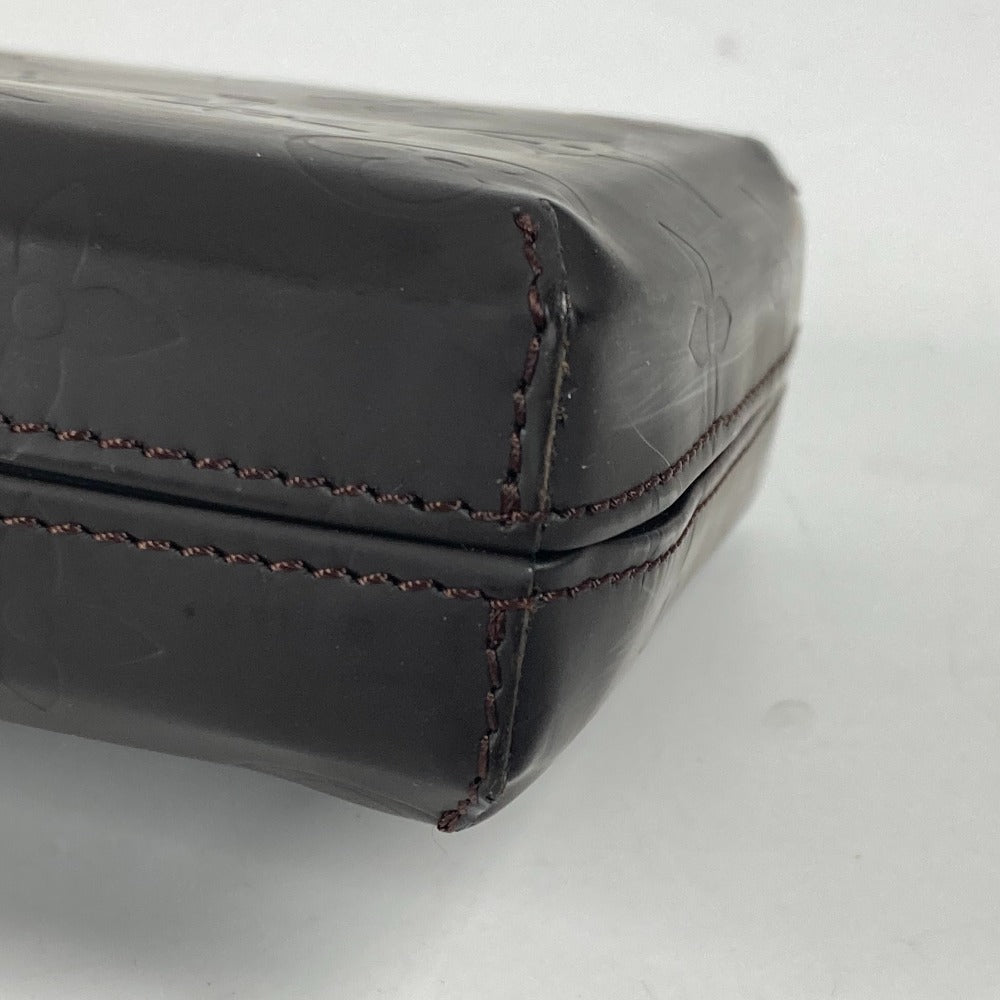 LOUIS VUITTON Pouch M46550 Monogram grass leather Brown Monogram Lace Ray mens Used Authentic