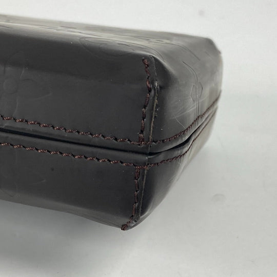 LOUIS VUITTON Pouch M46550 Monogram grass leather Brown Monogram Lace Ray mens Used Authentic
