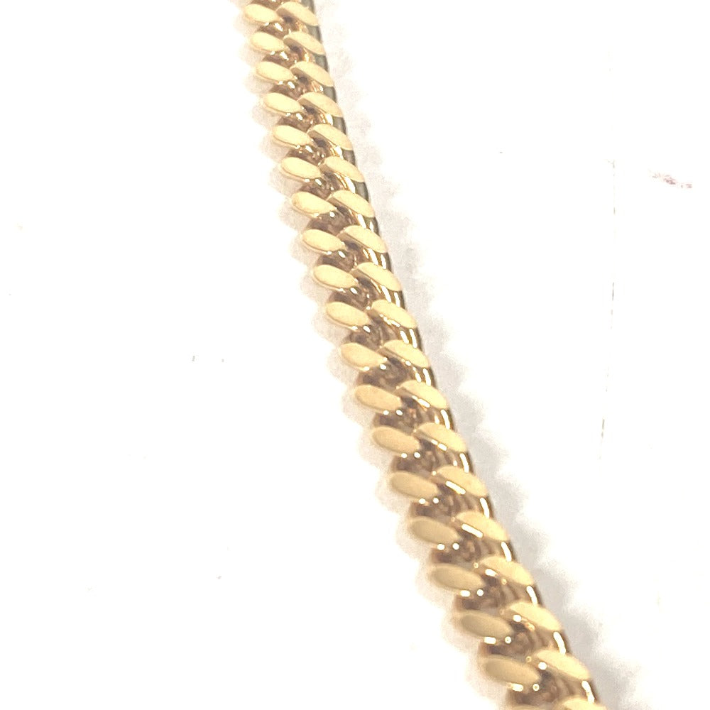 Dior Necklace metal gold Necklace CD logo rhinestone Women Used Authentic
