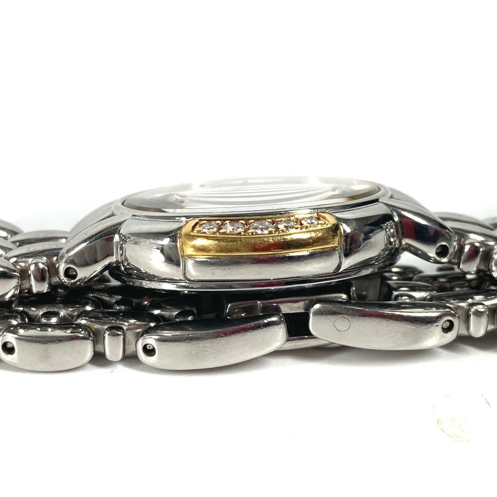 SEIKO Watches Quartz 2J81-5000 Stainless Steel Silver CREDOR side diamond white dial Women Used Authentic