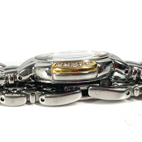 SEIKO Watches Quartz 2J81-5000 Stainless Steel Silver CREDOR side diamond white dial Women Used Authentic