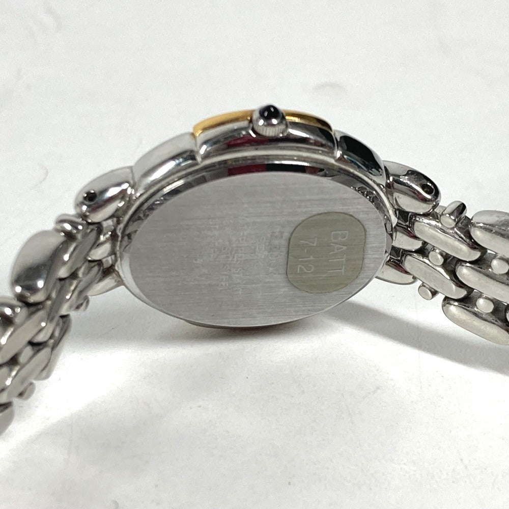 SEIKO Watches Quartz 2J81-5000 Stainless Steel Silver CREDOR side diamond white dial Women Used Authentic