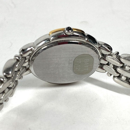 SEIKO Watches Quartz 2J81-5000 Stainless Steel Silver CREDOR side diamond white dial Women Used Authentic