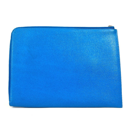 FENDI Clutch bag 8M0363 leather blue Monster Bugs Rhinestone Women(Unisex) Used Authentic