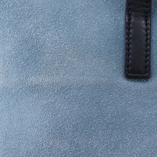 LOEWE Handbag Suede blue Tote Bag anagram