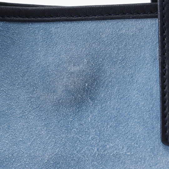 LOEWE Handbag Suede blue Tote Bag anagram