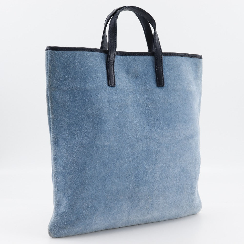 LOEWE Handbag Suede blue Tote Bag anagram