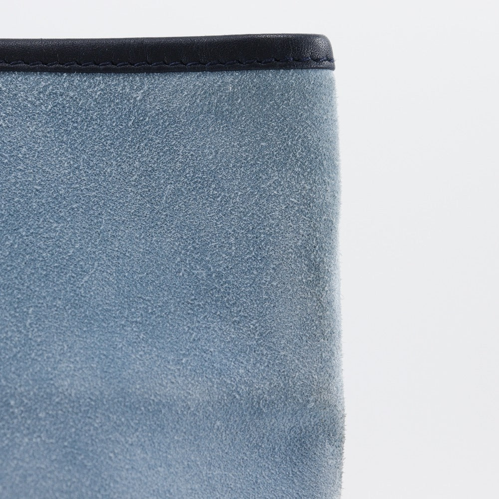 LOEWE Handbag Suede blue Tote Bag anagram