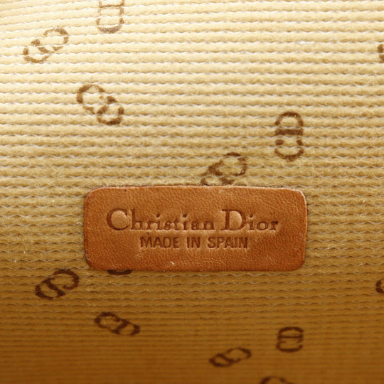 Christian Dior Pouch PVC gray novelty CD logo Women Used Authentic