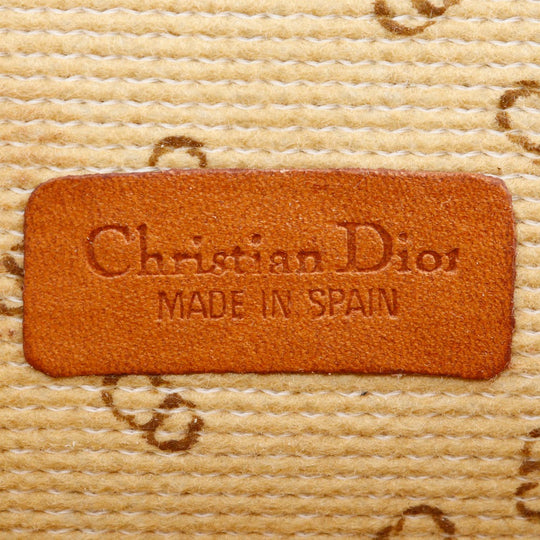 Christian Dior Pouch PVC off white novelty CD logo Women Used Authentic