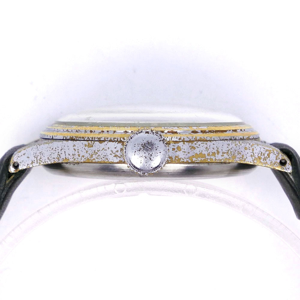 SEIKO Watches Hand Winding Stainless Steel , Leather gray antique SEIKOSHA PRECISION gray dial Boys(Unisex) Used Authentic