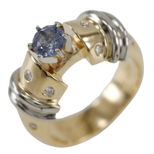Van Cleef & Arpels Ring 14k Yellow Gold, Diamond gold vintage Women Used Authentic
