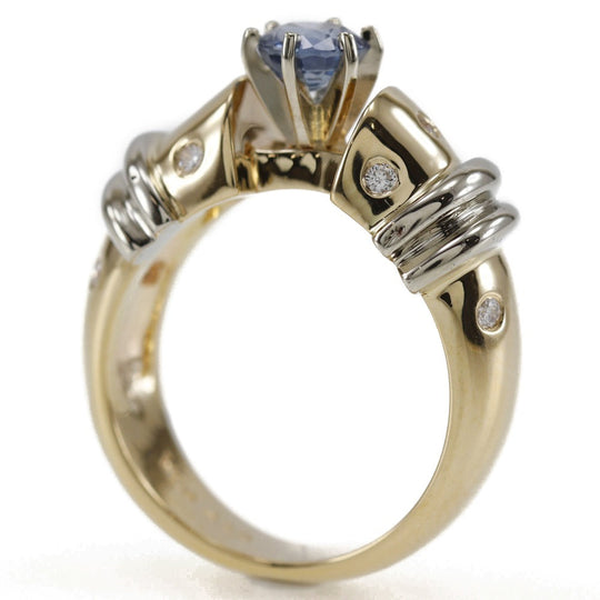 Van Cleef & Arpels Ring 14k Yellow Gold, Diamond gold vintage Women Used Authentic