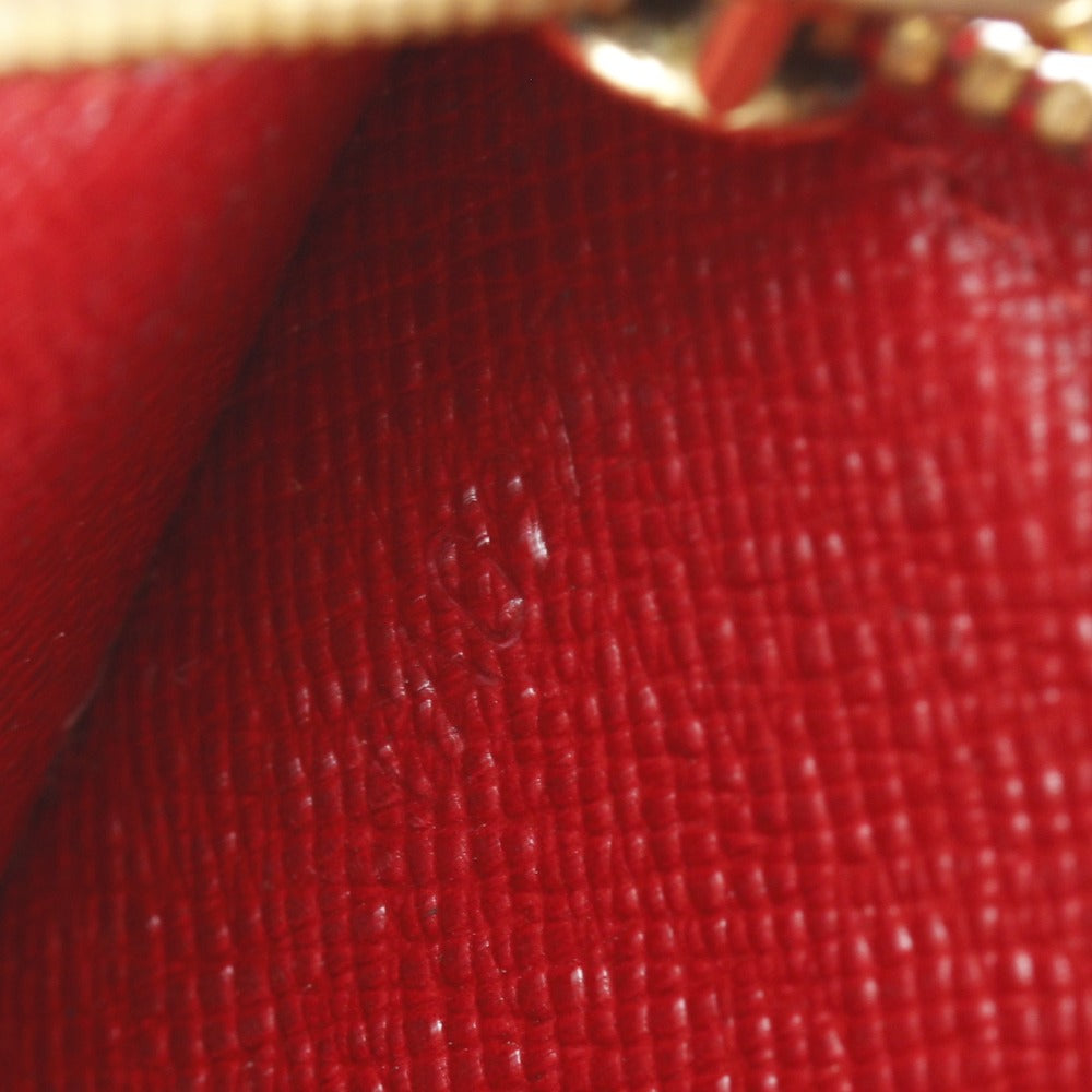 LOUIS VUITTON Long Wallet Purse M6359E Epi Leather Red Portefeuille Sarah Women Used Authentic