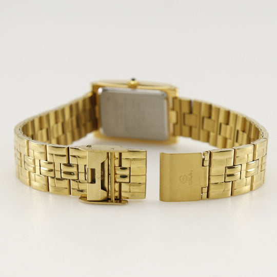 ELGIN Watches Quartz FK-1153-E 24K Gold, Plated Gold gold Ingot 1g CREDIT SUISSE FINE GOLD 999.9 gold dial