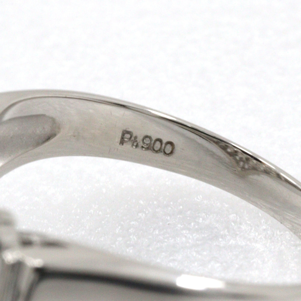 JEWELRY Ring Pt900Platinum, Diamond Silver V character