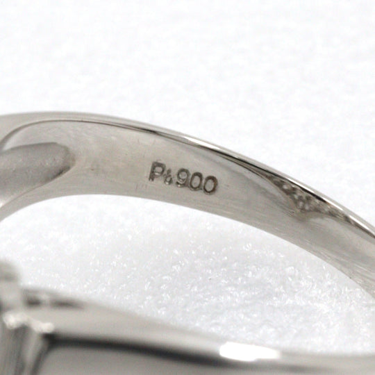 JEWELRY Ring Pt900Platinum, Diamond Silver V character