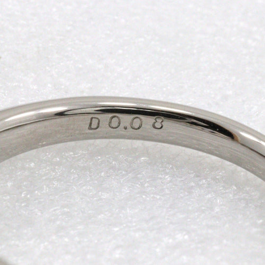 JEWELRY Ring Pt900Platinum, Blue Topaz, Diamond Silver