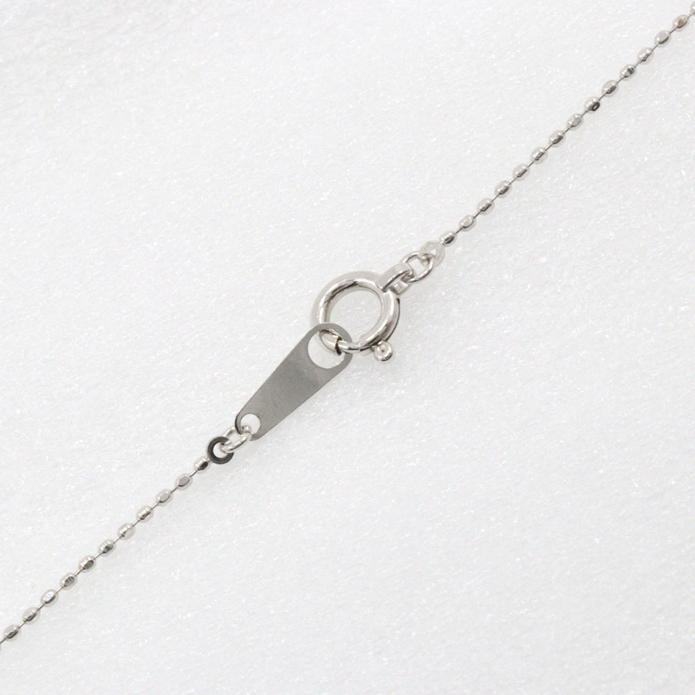 Georg Jensen Necklace 18k White Gold, Blue Topaz, Aquamarine Silver teardrop Women Used Authentic