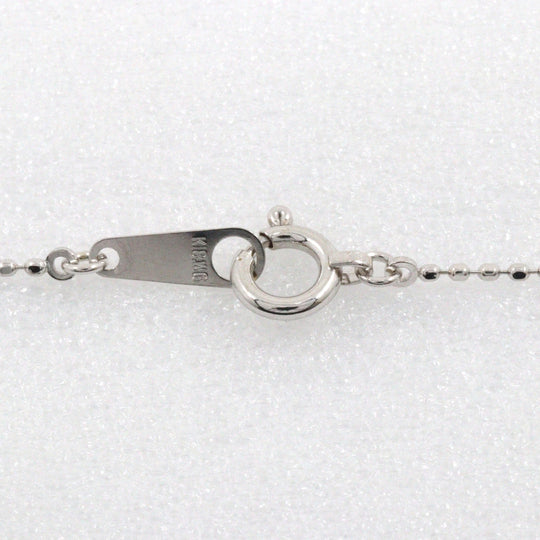 Georg Jensen Necklace 18k White Gold, Blue Topaz, Aquamarine Silver teardrop Women Used Authentic