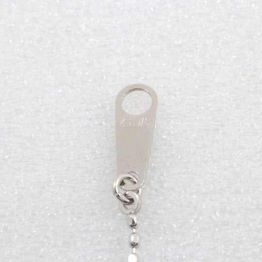 Georg Jensen Necklace 18k White Gold, Blue Topaz, Aquamarine Silver teardrop Women Used Authentic