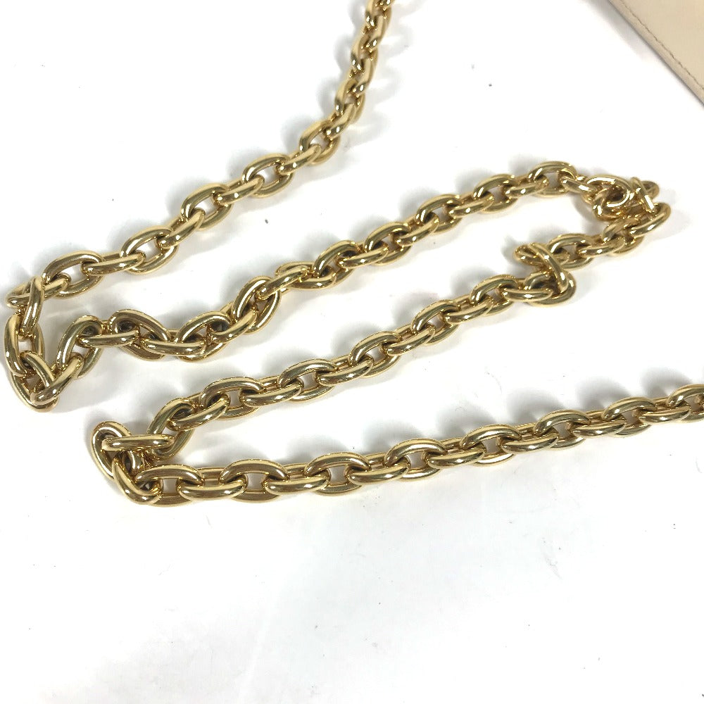 LOUIS VUITTON Shoulder Bag M82836 Monogram Ann Platt Leather beige Monogram Ann Platt Wallet on Chain Metis Women Used Authentic