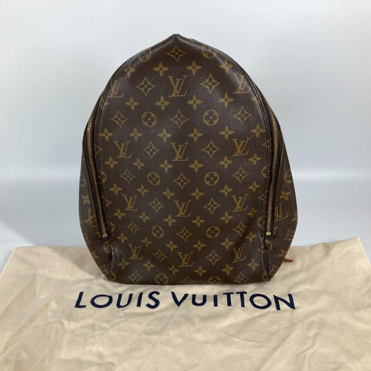 LOUIS VUITTON Backpack M99030 Monogram canvas Brown Monogram 100th Anniversary Sybilla Design Shopping in the Rain mens Used Authentic